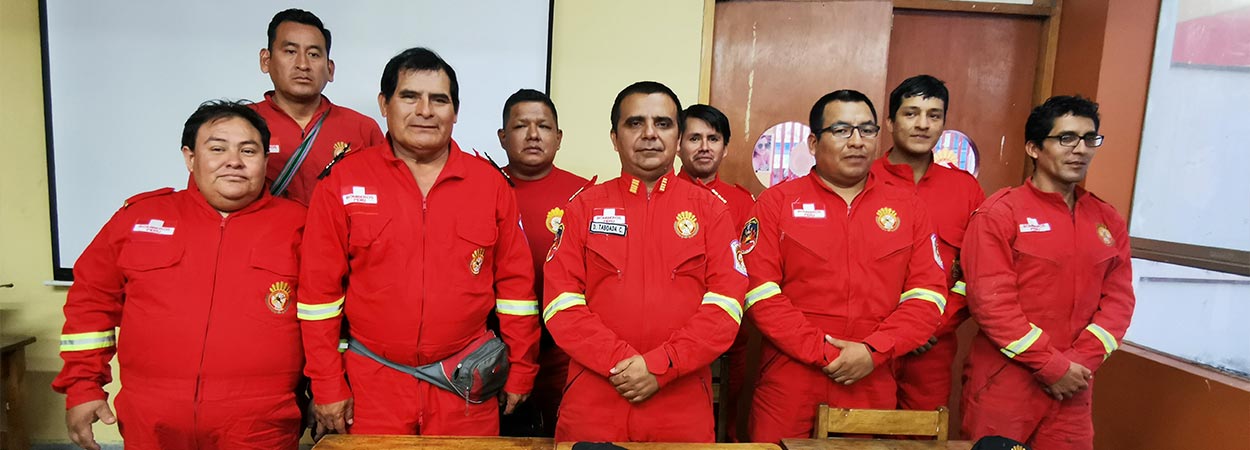 Bomberos de la B-57 Quillabamba, Informaron sobre su participaciÃ³n en los incendios forestales en la provincia de La ConvenciÃ³n.